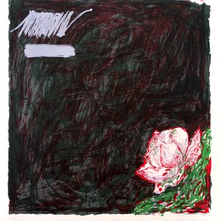 Pat Steir, Breadfruit, (flowering pink bud)